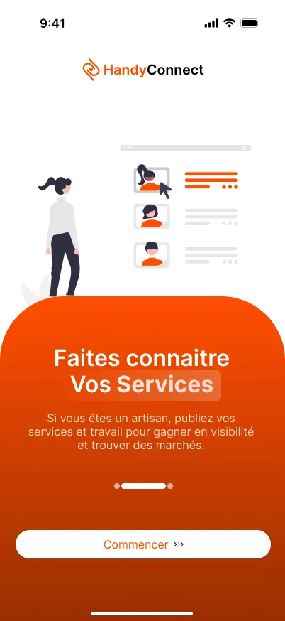 Screenshot of Handy Connect